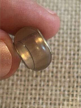 Lot a697  bead charm bracelet 925 sterling silver